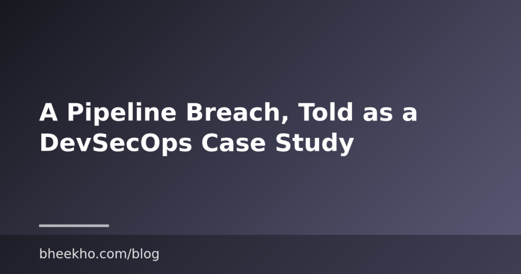 A Pipeline Breach, Told as a DevSecOps Case Study
